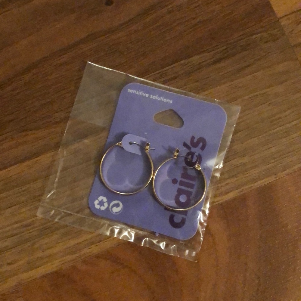 Brand New Claire’s Hoop Earrings